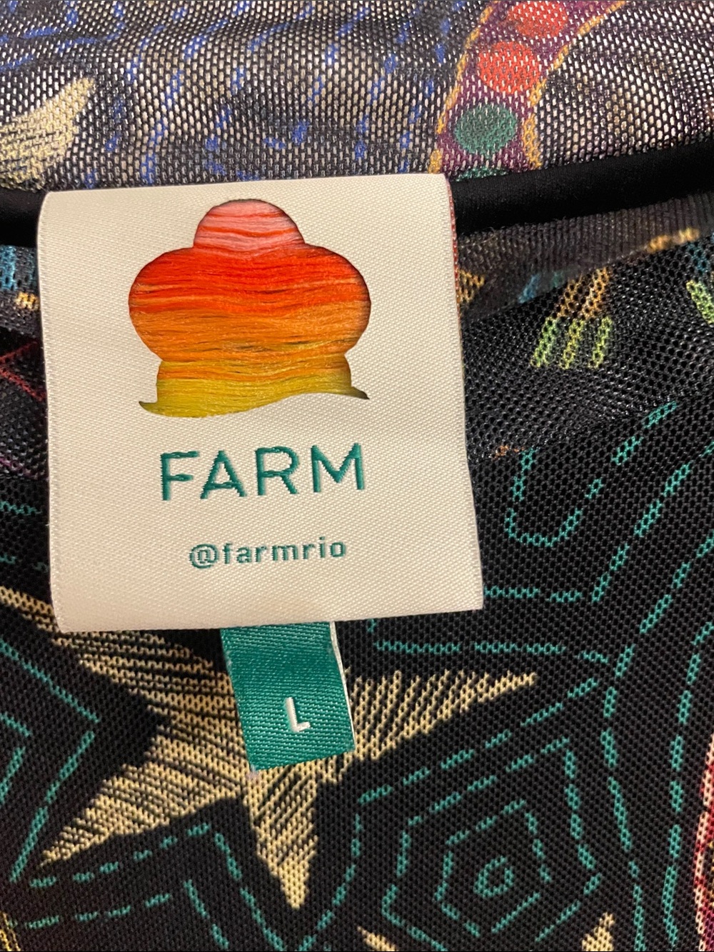FARM Rio Amazonia Tulle Blouse - Picture 5 of 11